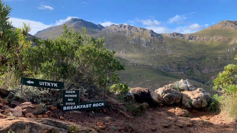 Breakfast rock - uitkyk - Mont Rochelle - Fun Fit Adventures CT